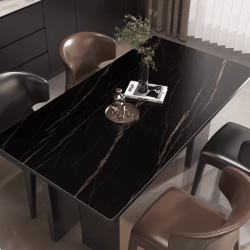 Прямокутна скатертина для кухні та їдальні "Black Agate", 60*90 см